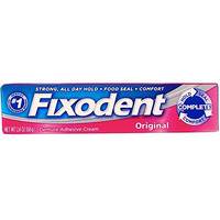 Fixodent Denture Adhesive Cream, Original 2.4 Oz