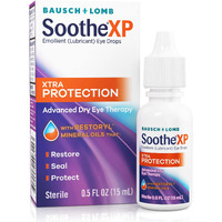 Soothe Bausch + Lomb XP Lubricant Eye Drops, Xtra Protection Formula, 0.5 Ounce/15 ml