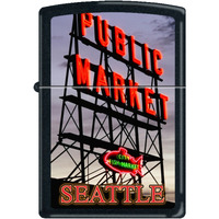 218CI008287 - ZIPPO PROCUT SEATTLE FISH MARKET BLACK MATTE