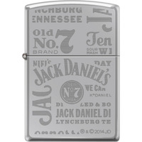 250AE184721 - ZIPPO PROCUT JACK DANIELS HP Chrome