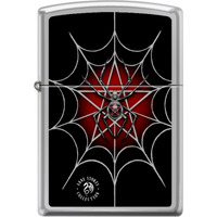 250CI017562 - ZIPPO PROCUT ANNE STOKES COLLECTION WEB HIGH POLISH CHROME