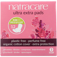 Natracare Organic Cotton Ultra Extra Pads 12 Normal
