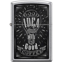 207CI018421 - ZIPPO PROCUT Street Chrome Good Idea With Coffee