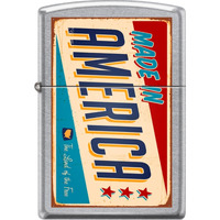 207CI018477 - ZIPPO PROCUT Street Chrome Made In AmericaSign