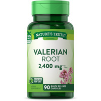 Nature's Truth Valerian Root Capsules | 2400mg | 90 Count | Non-GMO & Gluten Free Supplement