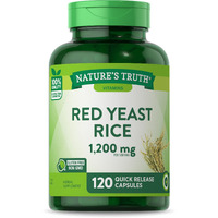 Red Yeast Rice Capsules | 120 Count | Non-GMO, Gluten Free | By Nature's Truth