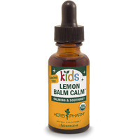 Herb Pharm Kids Certified-Organic Alcohol-Free Lemon Balm Calm Liquid Extract, 1 Ounce (GLKLEMON01)