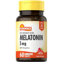 Sundance 5 Mg Melatonin Tablets, 60 Count