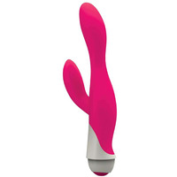 Serena 7 Function Waterproof Silicone Vibrator Pink(D0102H52R9V.)
