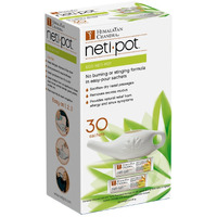 Himalayan Sinus Rinse Eco Neti Pot with 30 Sachets, 7 Ounce
