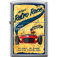 207CI401253 - ZIPPO PROCUT Street Chrome Authentic Retro Race