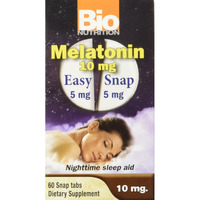Bio Nutrition Melatonin 10 Mg Tablets, 60 Count