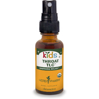 Herb Pharm Kids Certified-Organic Alcohol-Free Throat TLC Herbal Spray, 1 Ounce