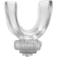 Tongue Star Vibe With 10ml Liquor Lube Pillow Clear(D0102H5GW37.)