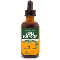 Herb Pharm Certified Organic Super Echinacea Liquid Extract Drops for Active Immune System Support, 2 Oz