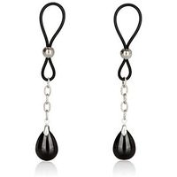 Nipple Play Non Piercing Nipple Jewelry Onyx(D0102H5SU07.)