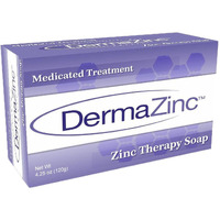 DermaZinc Therapy Soap, Zinc Soap for Skin, Skin Disorder Relief Soap for Psoriasis, Dermatitis, Eczema, and Other Skin Condition Symptoms