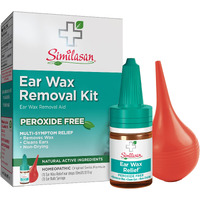 Similasan Ear Wax Removal Kit, 0.33 Ounce Bottle, Ear Drops with Bulb Syringe, Temporary Ear Relief, Remove Ear Wax, Clean Ears