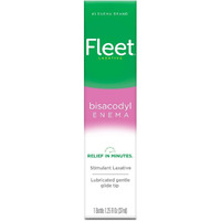 Fleet Bisacodyl Enema 1.25 oz (Pack of 2)