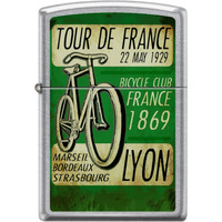 207CI403893 - ZIPPO PROCUT Tour De France Street Chrome
