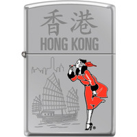 250CI403955 - ZIPPO PROCUT Windy Hong Kong HP Chrome