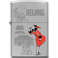 250CI403987 - ZIPPO PROCUT Windy Beijing HP Chrome