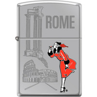 250CI403988 - ZIPPO PROCUT Windy Rome HP Chrome