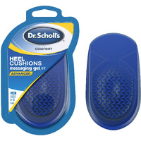 Dr. Scholl's Heel Cushions with Massaging Gel Advanced // All-Day Shock Absorption and Cushioning to Relieve Heel Discomfort (for Men's 8-13, Also Available for Women's 6-10)