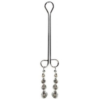 Bijoux De Cli Clitoral Clamp Double Loop With Diamond Drops(D0102H5LM6U.)
