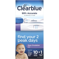 Clearblue Ovulation Complete Starter Kit, 10 Ovulation Tests and 1 Pregnancy Test