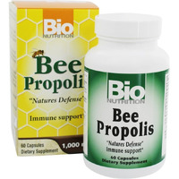 Bio Nutrition Bee Propolis, Natural Defense Immune Support Supplement Capsules 1000 Mg, 60 Ea, 60 Count