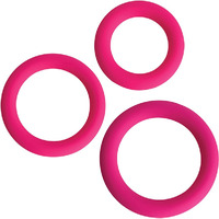 Gossip Love Ring Trio Magenta Pink(D0102H5GUZ7.)