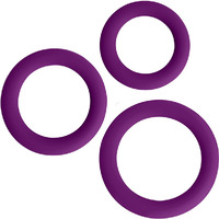 Gossip Love Ring Trio Violet Purple(D0102H52R77.)