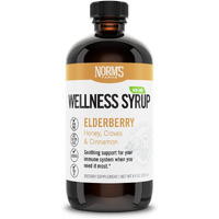 NORMS FARMS Elderberry Wellness Syrup, 8 FZ