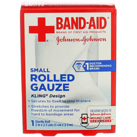 Band-Aid Brand of First Aid Products Flexible Rolled Gauze, 2 Inches by 2.5 Yards (Pack of 6)