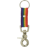 Gaysentials Rainbow Nylon Key Tag Scissor Snap(D0102H5GJ7W.)