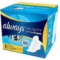 Always Pads Size 1 Infinity with Flex Foam 18 Count
