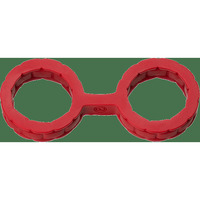Japanese Bondage Silicone Cuffs Small Red(D0102H507DV.)