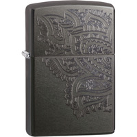 29431 - ZIPPO Shadowy Gray  Iced Paisley