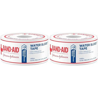 Band-Aid Heavy Duty Waterproof Tape 1 Inch x 10 Yards, Pack of 2