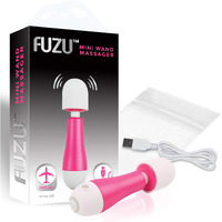 Fuzu Rechargeable & Travel Size Mini Wand Pink(D0102HE99V7.)