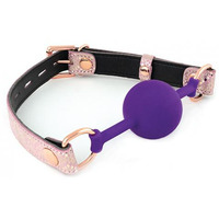 Spartacus Silicone Gag Leather Microfiber Lining Pink(D0102H50Y0V.)