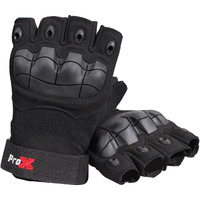 X-GRIPZ Hard Rubber Knuckle  Fingerless Gloves - For Truss and Stage Performance