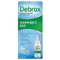 Debrox Swimmer's Ear Drying Drops for Adults & Kids, 1 Fl oz. (Pack of 2)