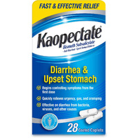 Kaopectate Multi-Symptom Anti-diarrheal and Upset Stomach Reliever, 28 Count