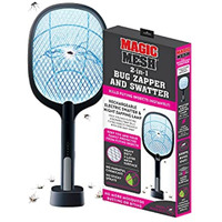 6025084 Magic Mesh 2-in-1 Bug Za Magic Mesh Flying Insect Killer Bug Zapper and Swatter (Pack of 1)