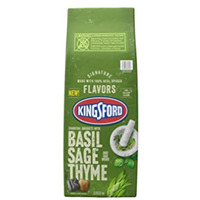 8072418 CHARCOAL BASIL SAGE 8# Kingsford Signature Flavors All Natural Basil Sage Charcoal Briquettes 8 lb (Pack of 1)