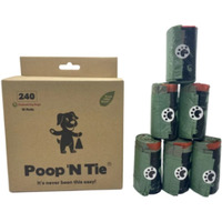 Poop 'N Tie Refill Box - 16 Rolls Of Drawstring Bags