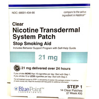 Blue Point Nicotine TRANSDERMAL System Patch Stop Smoking AID