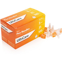 UltiCare Pen Needles 5mm (3/16) x 31G Mini, 100 Count: for at-Home Insulin Injections, Compatible with Most Pen Injector Devices